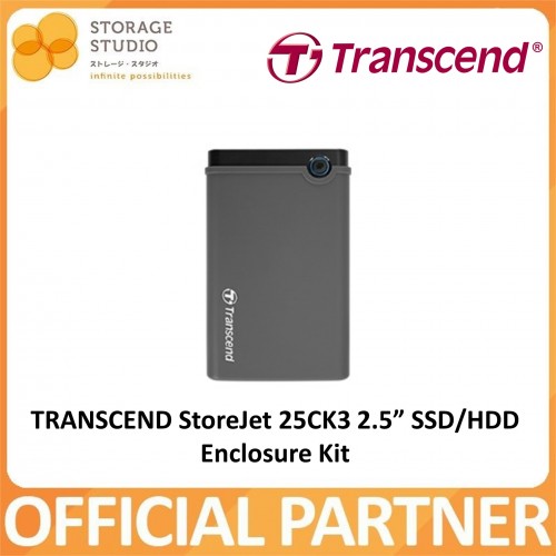 TRANSCEND StoreJet 25CK3 2.5” SSD/HDD Enclosure Kit